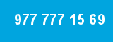977 777 15 69 977 777 15 69